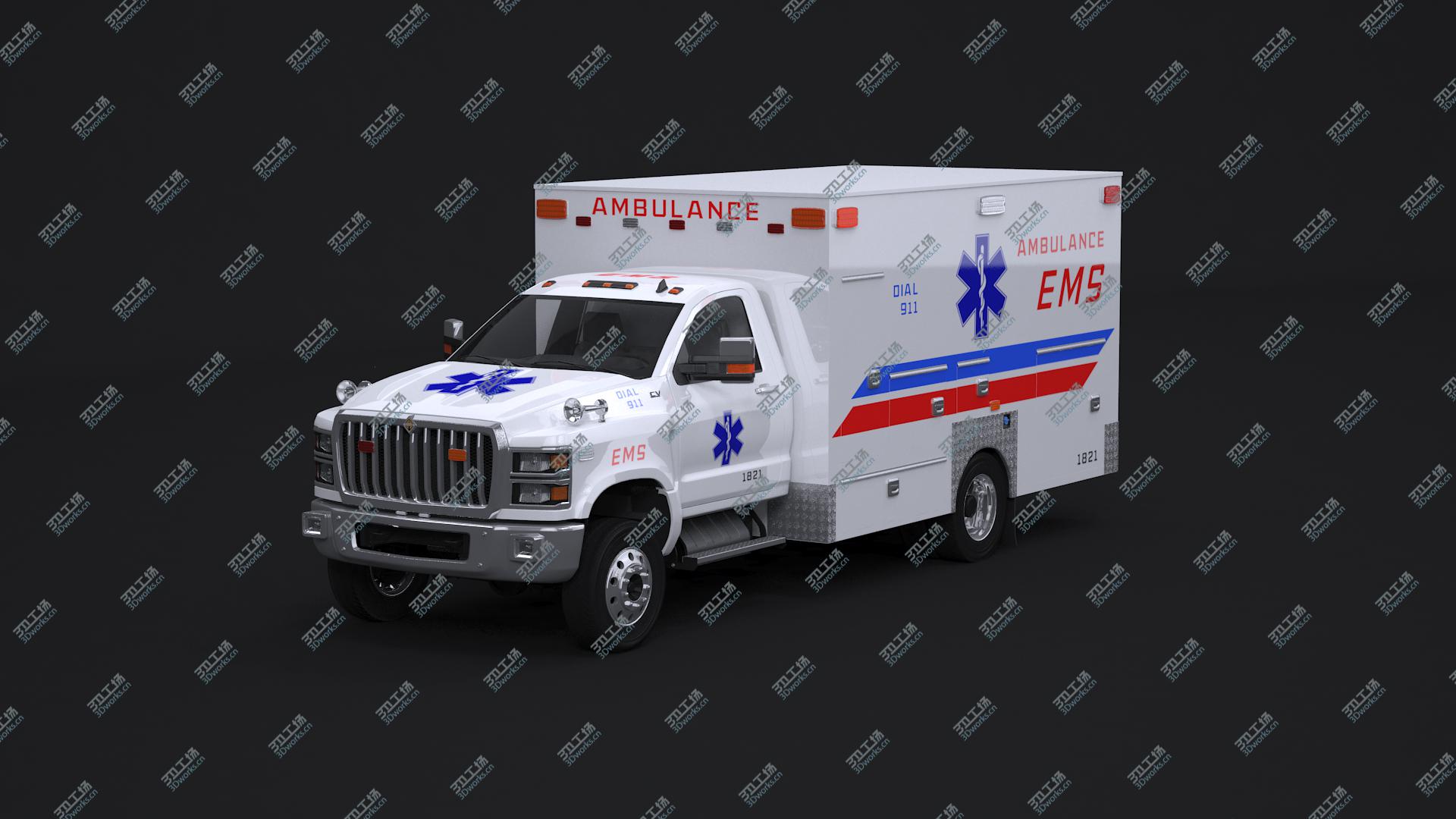 images/goods_img/20210313/3D 2020 International EMS Ambulance and Hospital Bed Collection/2.jpg